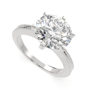 Camilla Round Cut Solitaire Engagement Ring Setting - Nivetta